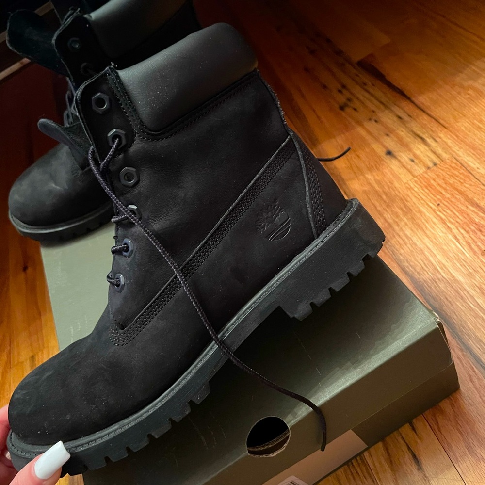 Black Timberland Boots